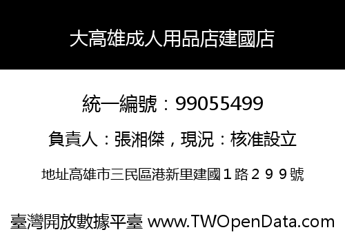 大高雄成人用品店建國店