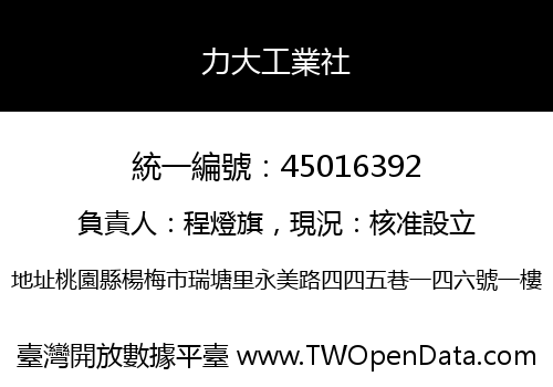 力大工業社