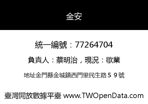 金安