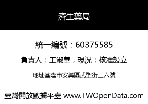 濟生藥局