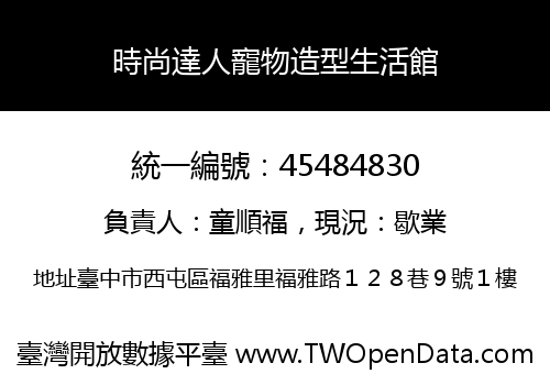 時尚達人寵物造型生活館