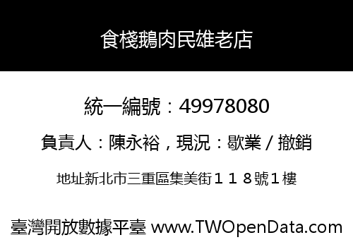 食棧鵝肉民雄老店