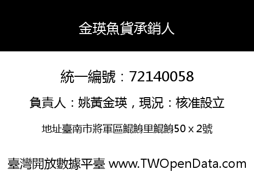金瑛魚貨承銷人