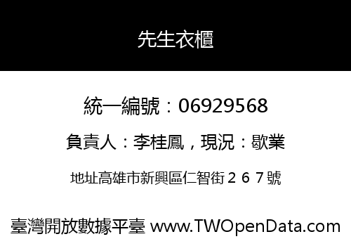 先生衣櫃
