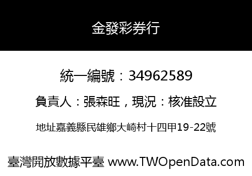 金發彩券行
