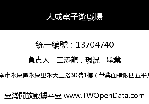 大成電子遊戲場