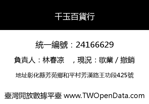 千玉百貨行