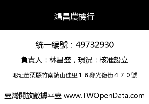 鴻昌農機行