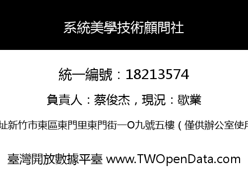 系統美學技術顧問社