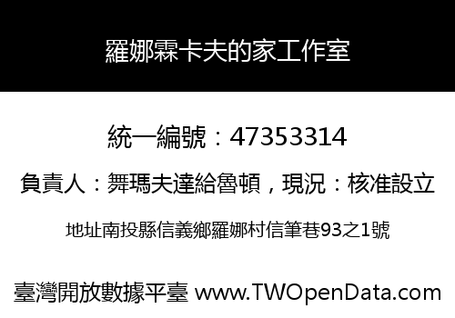 羅娜霖卡夫的家工作室