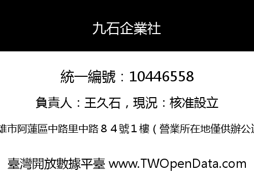 九石企業社