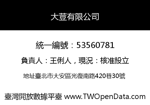 大荳有限公司