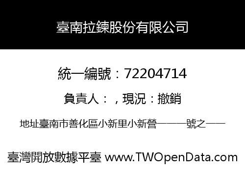 臺南拉鍊股份有限公司