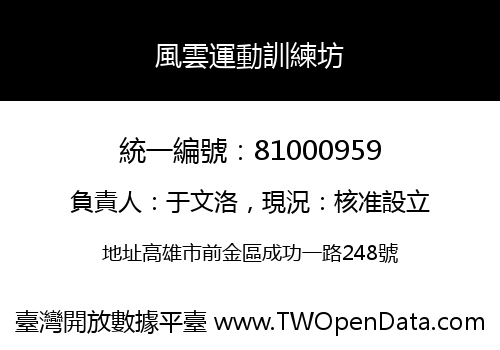 風雲運動訓練坊