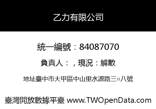 乙力有限公司