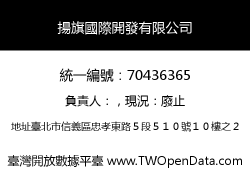 揚旗國際開發有限公司