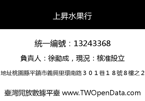 上昇水果行