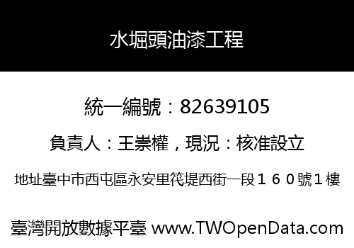 水堀頭油漆工程