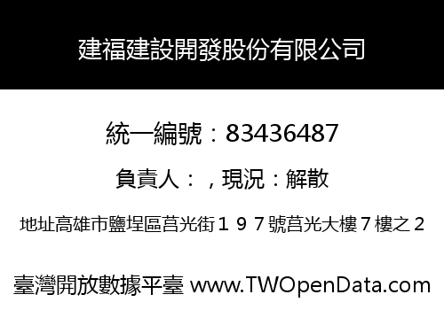 建福建設開發股份有限公司