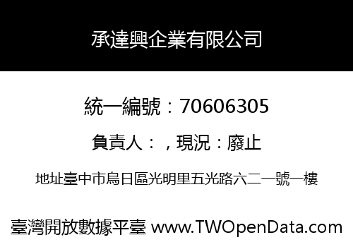 承達興企業有限公司