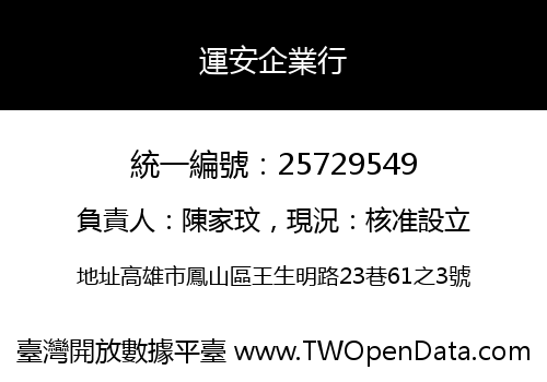 運安企業行