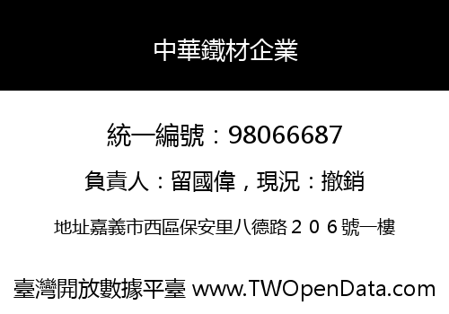 中華鐵材企業