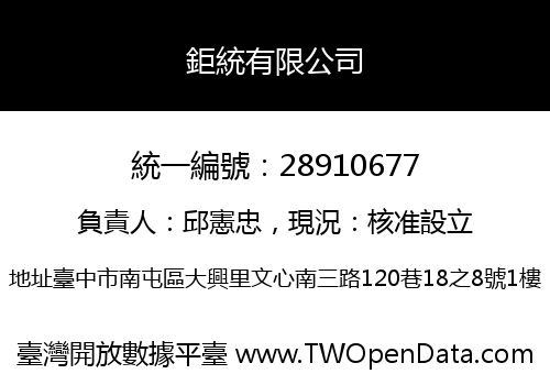 鉅統有限公司