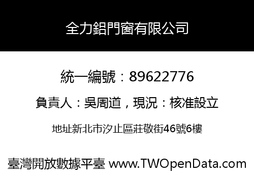 全力鋁門窗有限公司