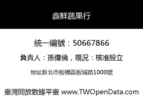 鑫鮮蔬果行
