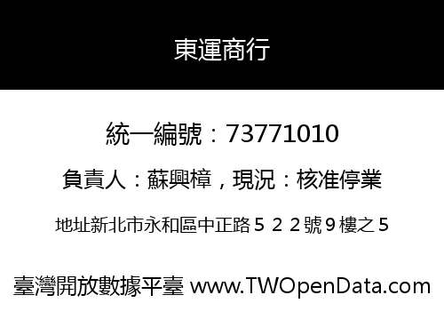 東運商行