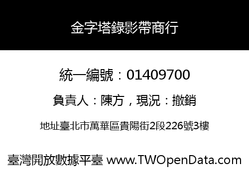 金字塔錄影帶商行