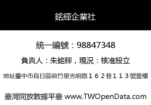 銘輝企業社