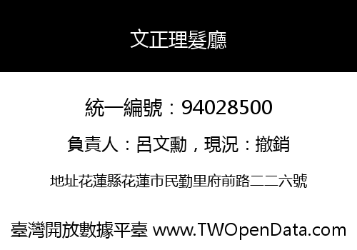 文正理髮廳