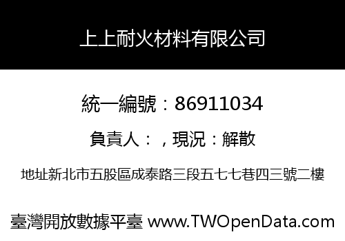 上上耐火材料有限公司