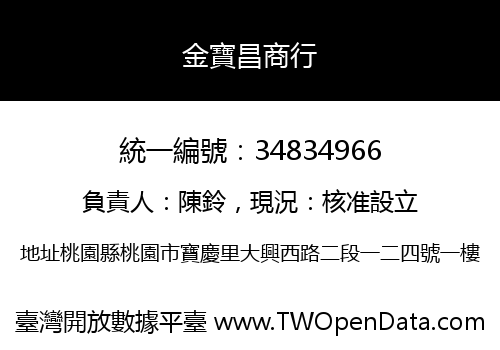 金寶昌商行