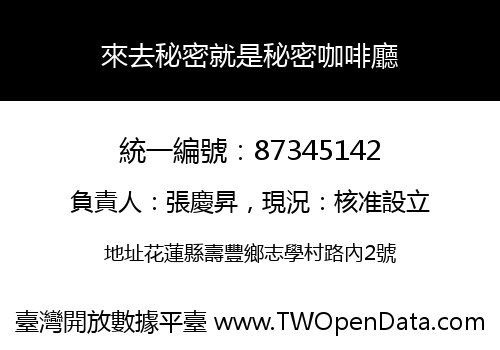 來去秘密就是秘密咖啡廳