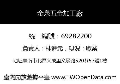 金泉五金加工廠