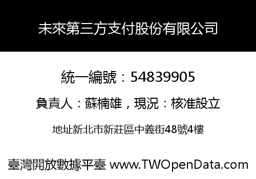 未來第三方支付股份有限公司