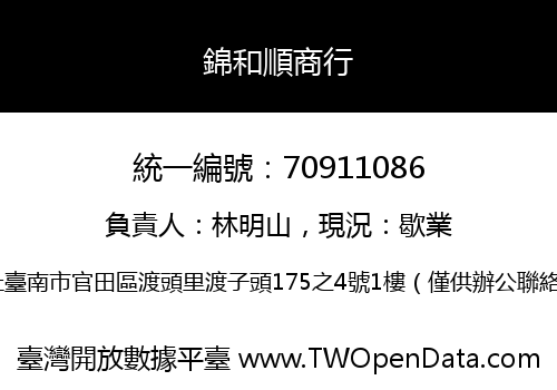 錦和順商行