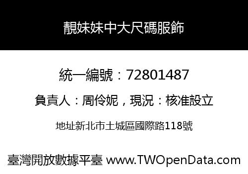 靚妹妹中大尺碼服飾