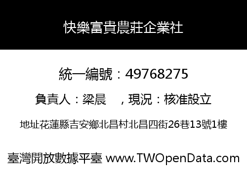 快樂富貴農莊企業社