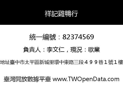祥記雞鴨行