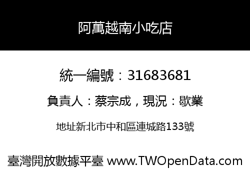 阿萬越南小吃店