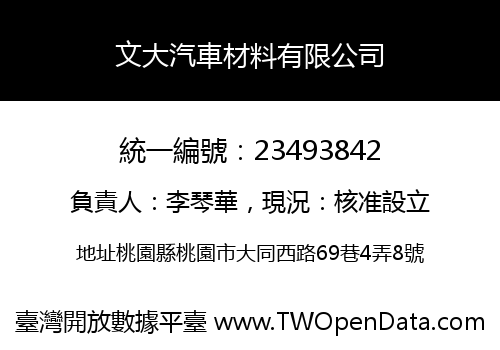 文大汽車材料有限公司