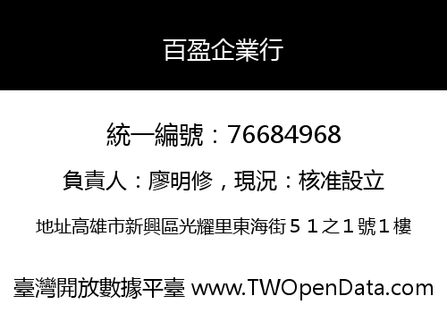 百盈企業行