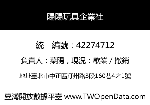 陽陽玩具企業社