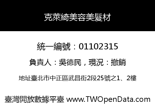 克萊綺美容美髮材