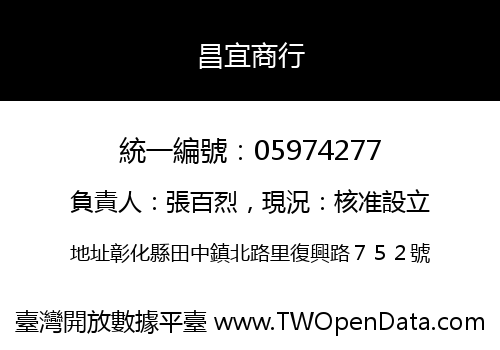 昌宜商行