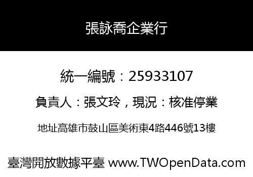 張詠喬企業行