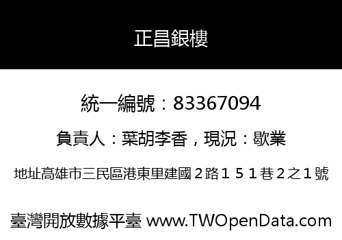 正昌銀樓
